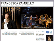 Tablet Screenshot of francescazambello.com